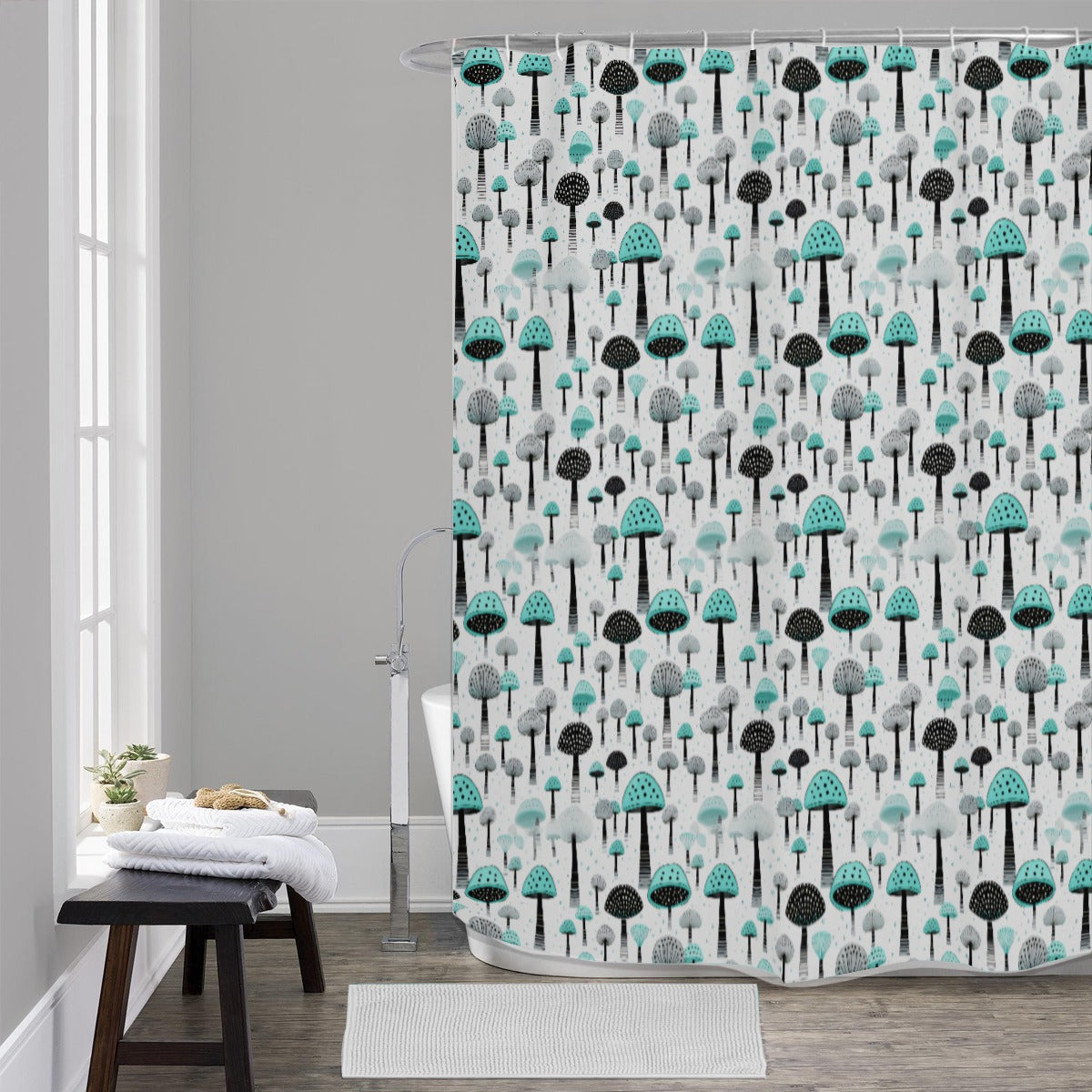 Good Morels Shower Curtain