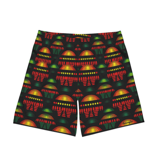 Shroomalist Men's Elastic Beach Shorts