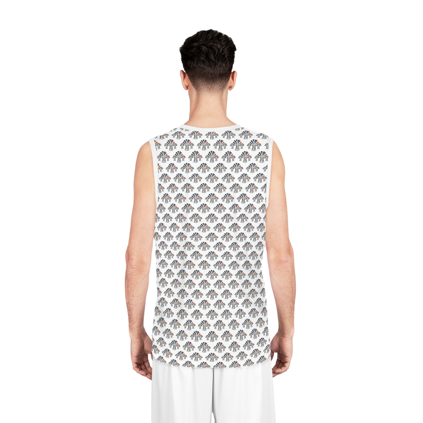 Men's Co Classic White Basketball Jersey