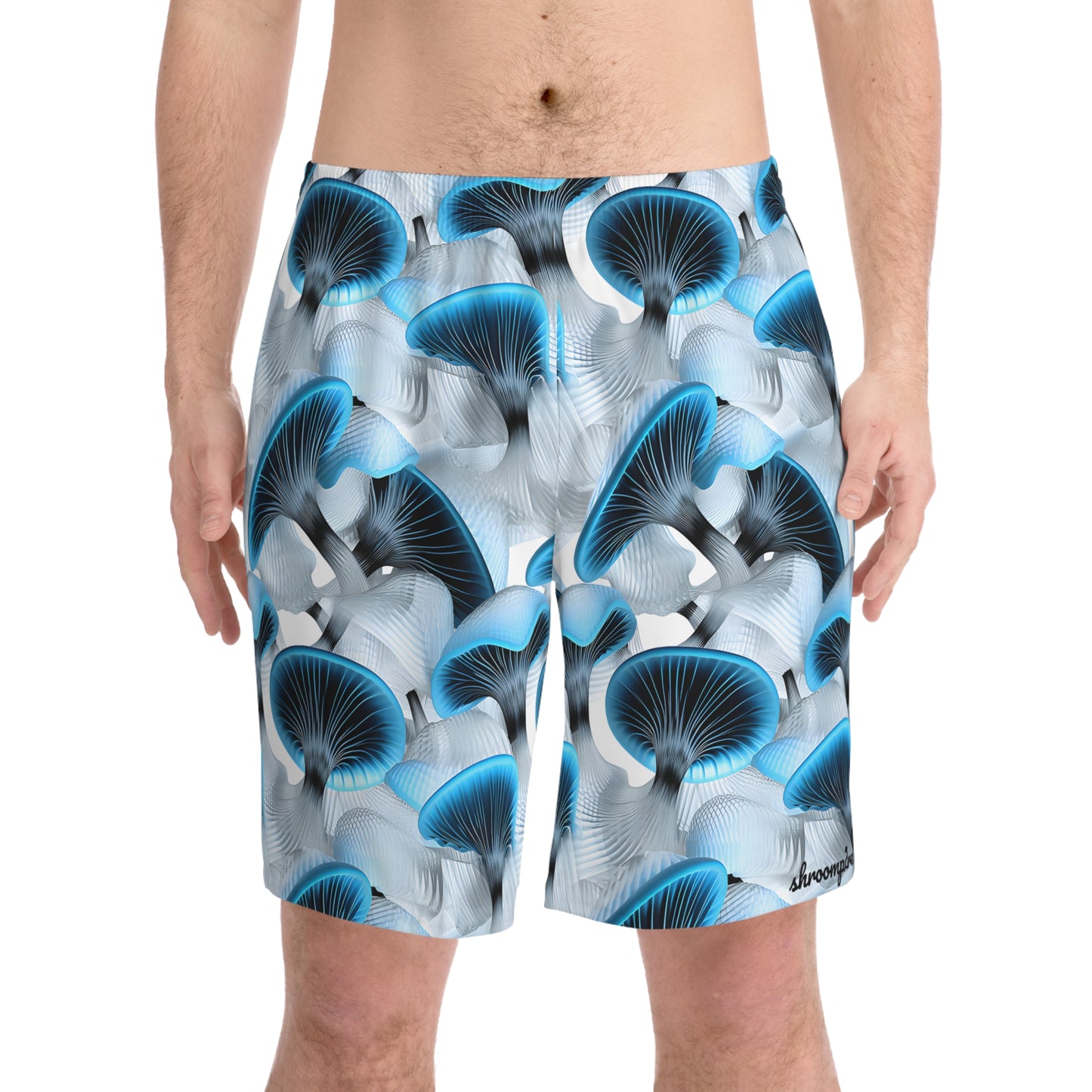 Shroomania Men's Elastic Beach Shorts