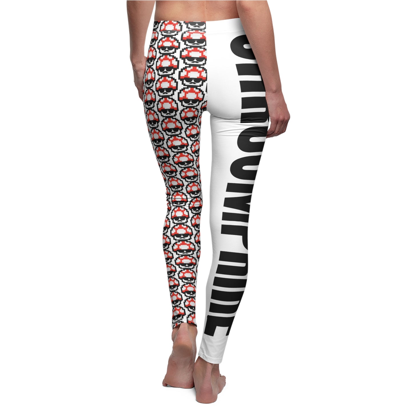 Women's Red Shroomate Casual Leggings