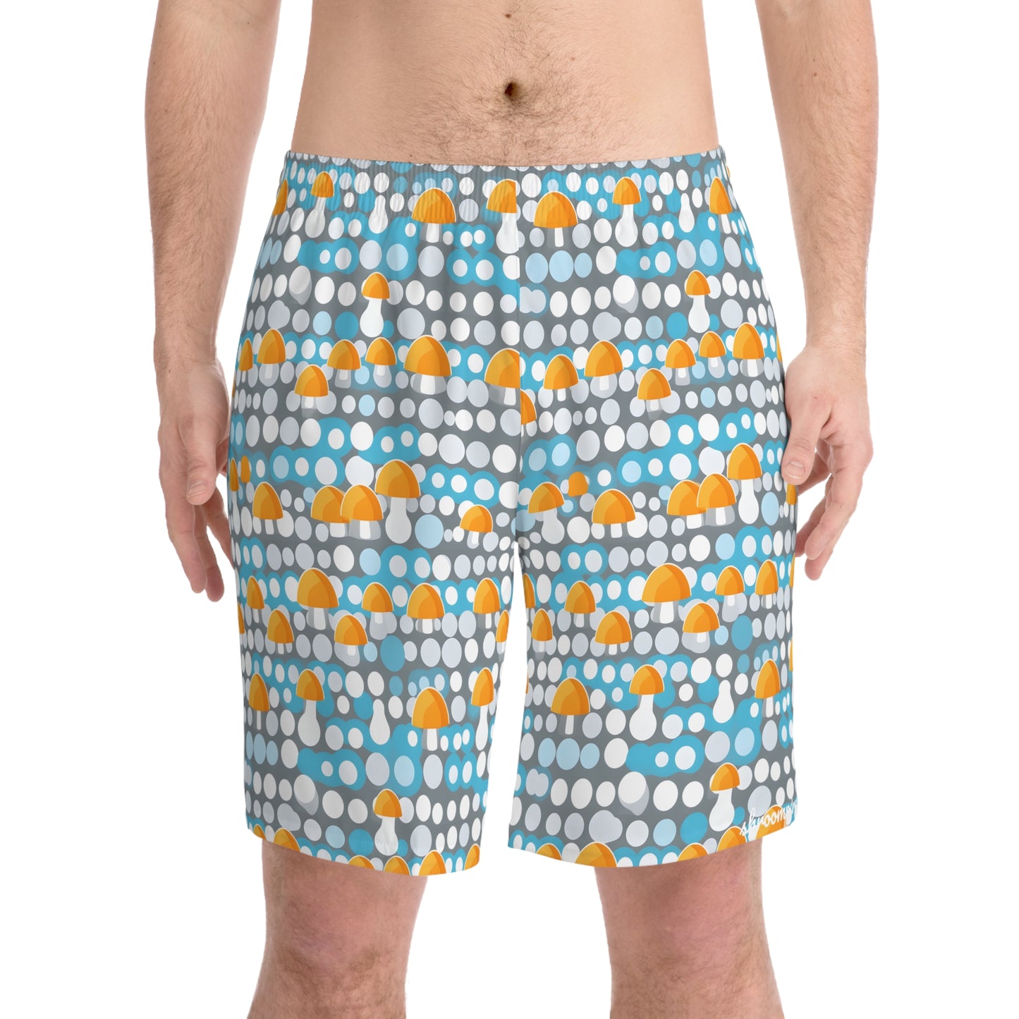 Shroomanism Men's Elastic Beach Shorts