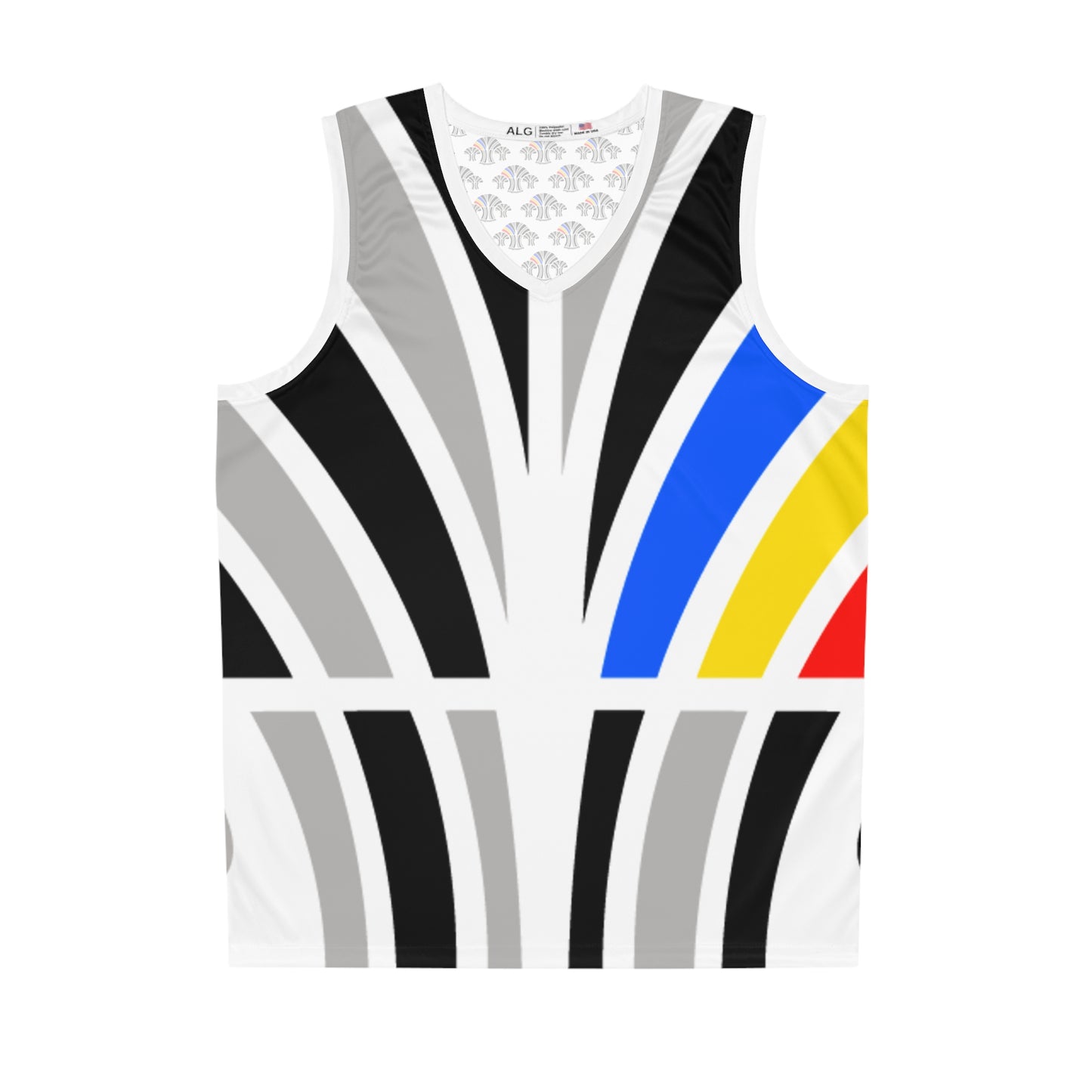 Men's Co Classic White Basketball Jersey
