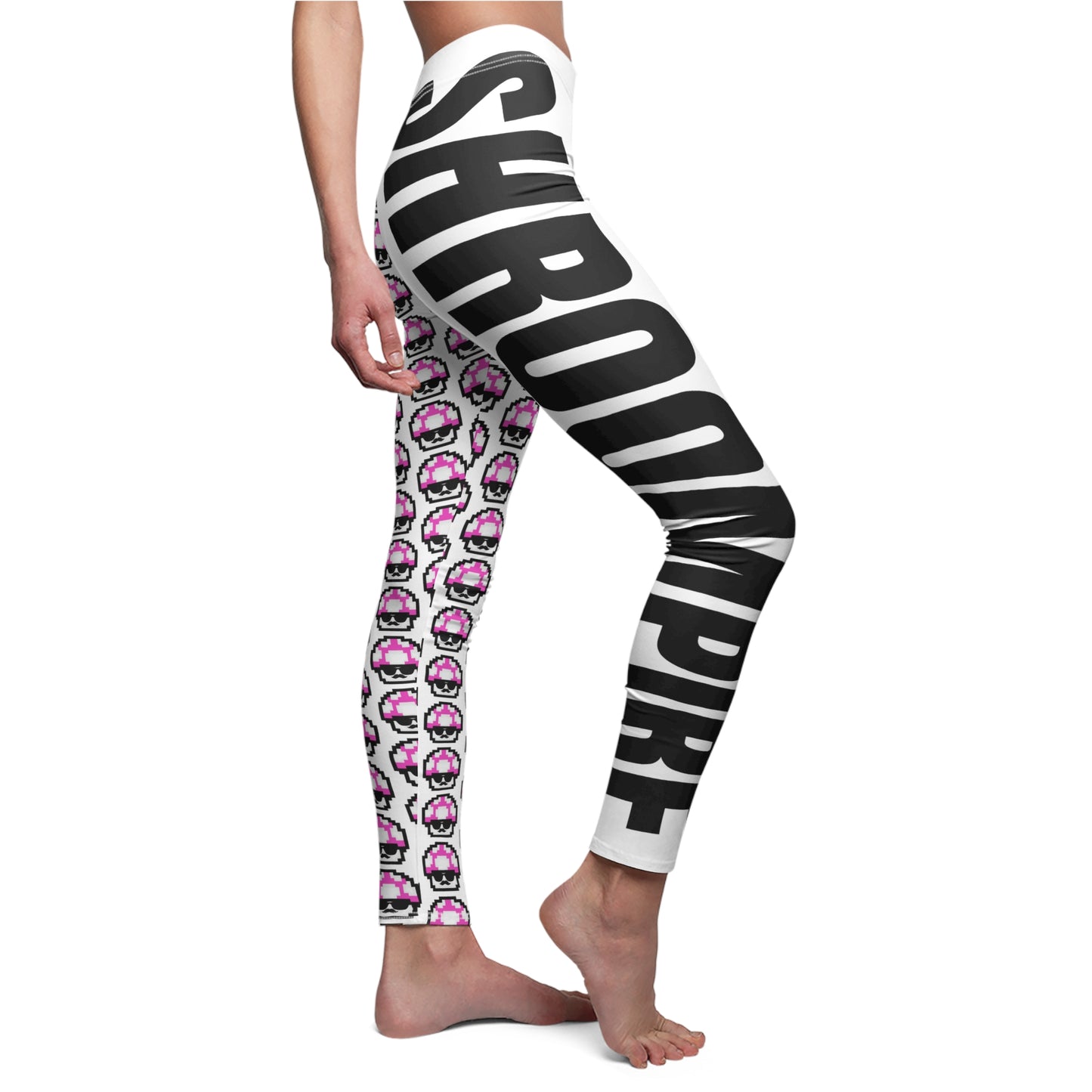 Women's Pink Shroomate Casual Leggings