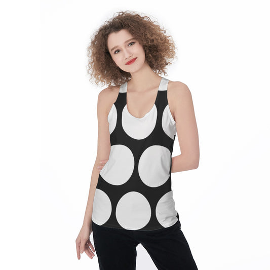 Women's Black Just Shroomy  Racerback Tank Top