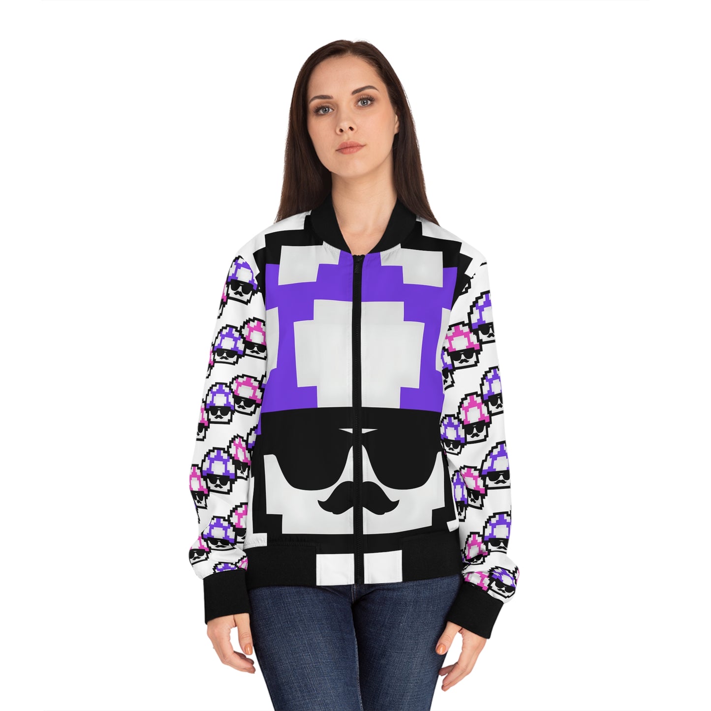 Women's Pink&Purple Shroomate Training Jacket