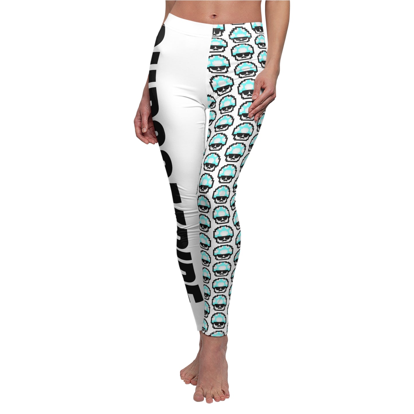 Women's Teal Shroomate Casual Leggings