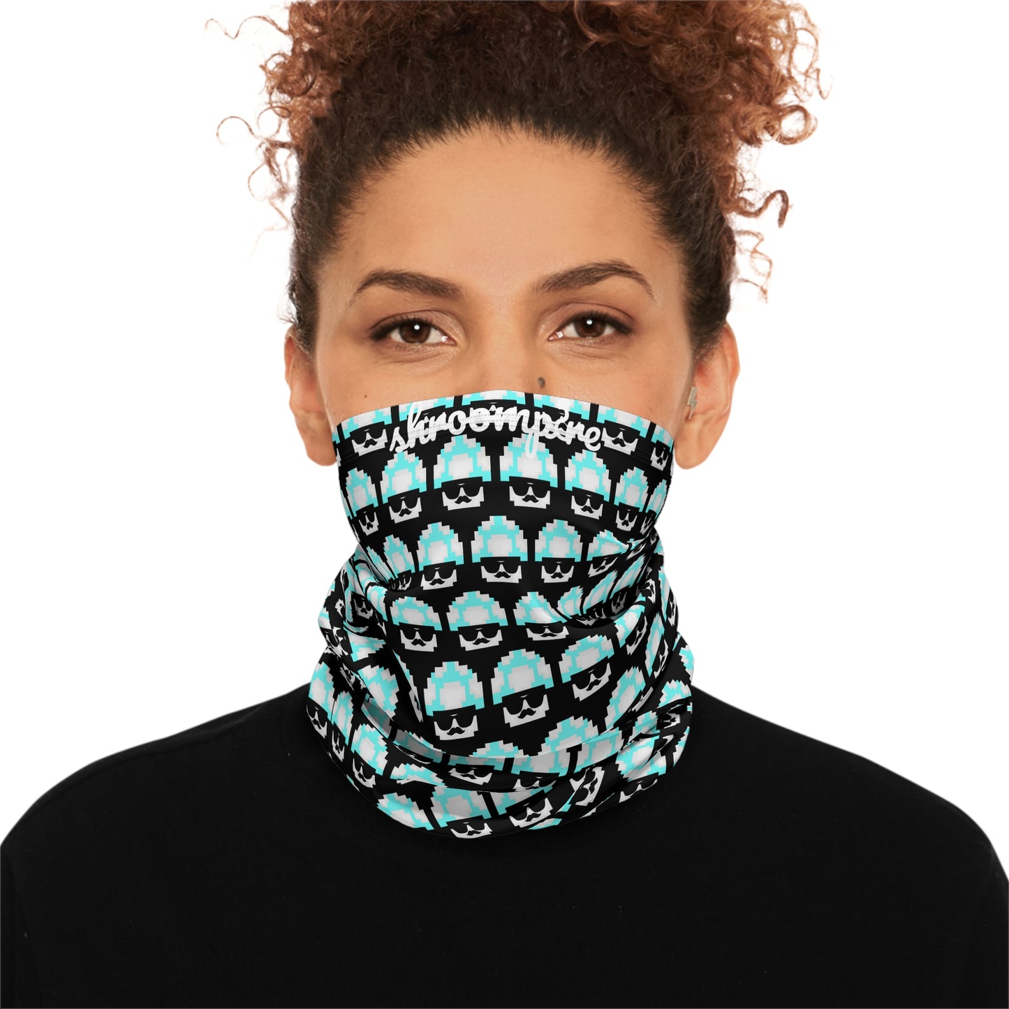 Teal Shroomate Winter Neck Gaiter