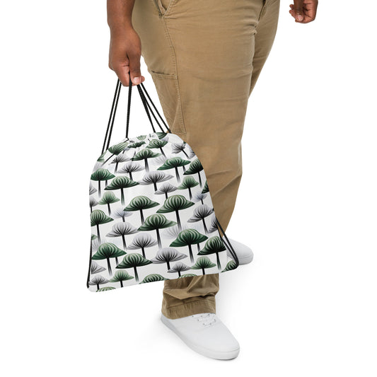 Zen Shroom Drawstring Bag