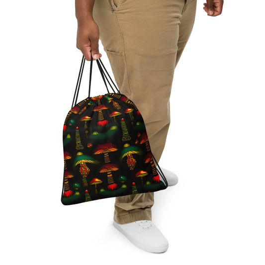 Shroomopolize Drawstring Bag