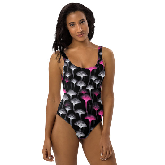 Women's Black Trip Swimwear