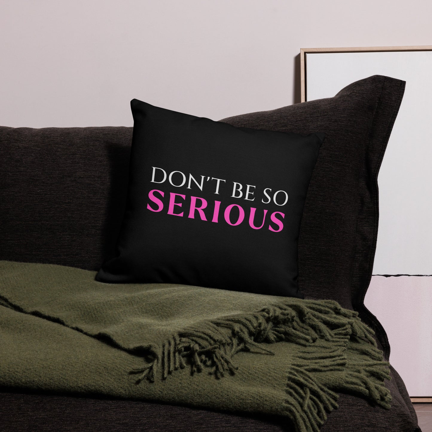 Black Trip Pillow