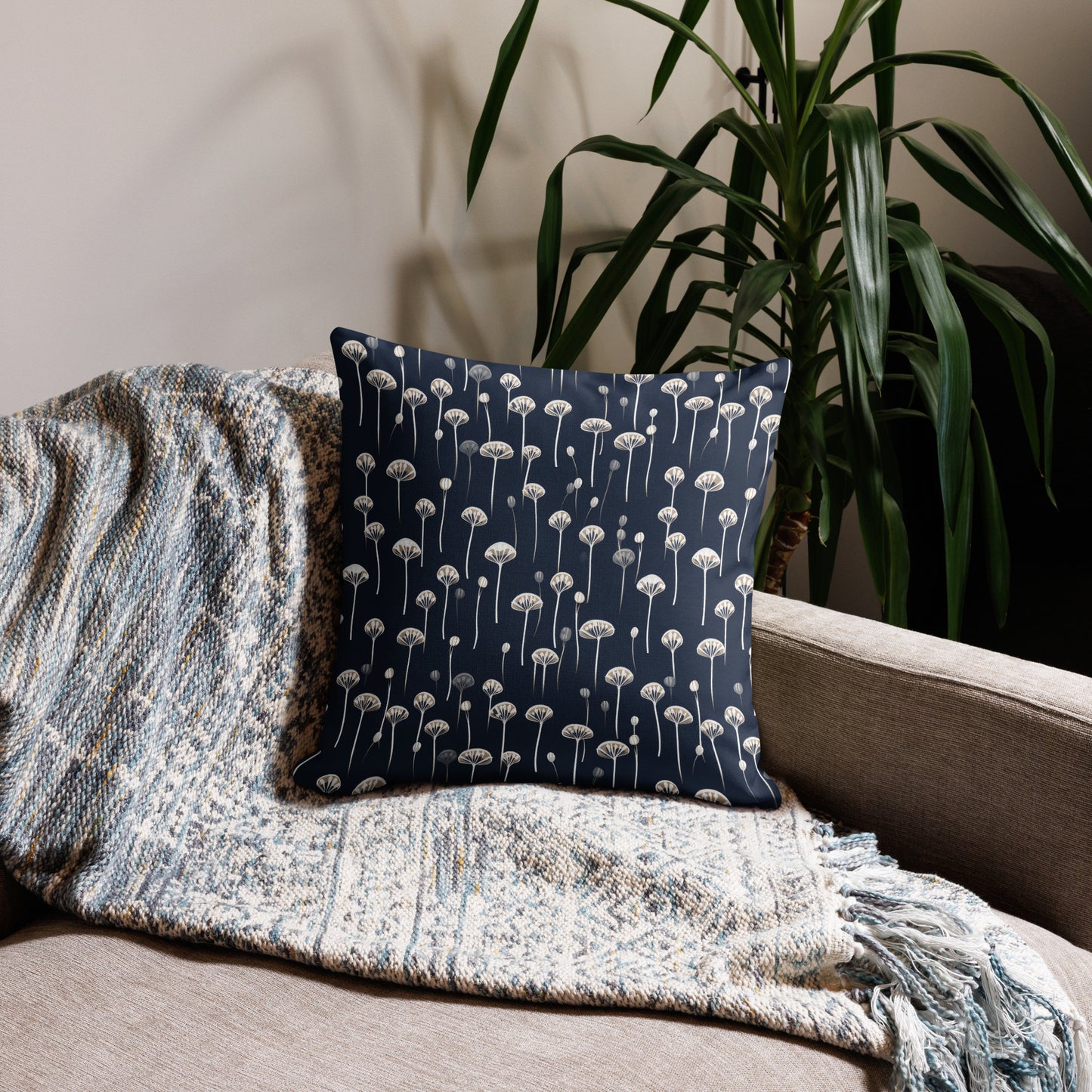 Micro Morels Pillow