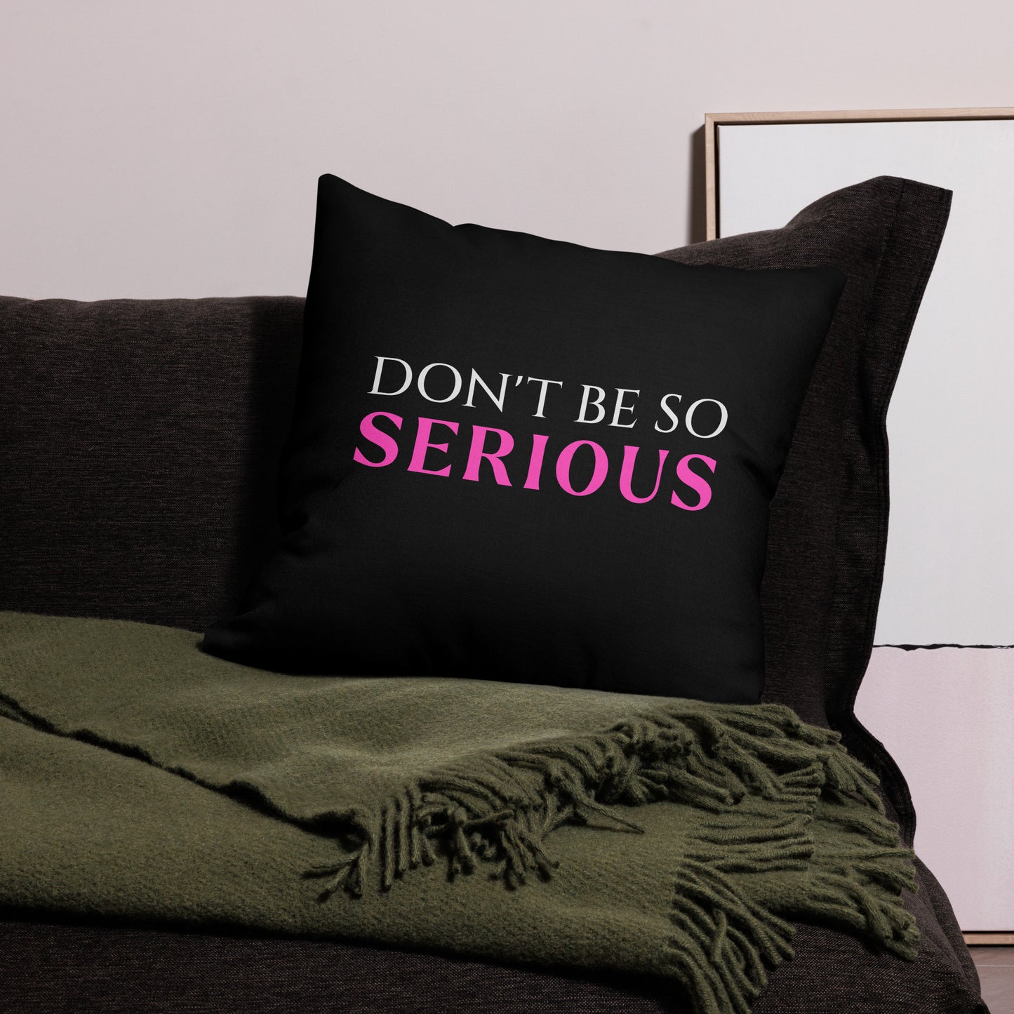 Black Trip Pillow