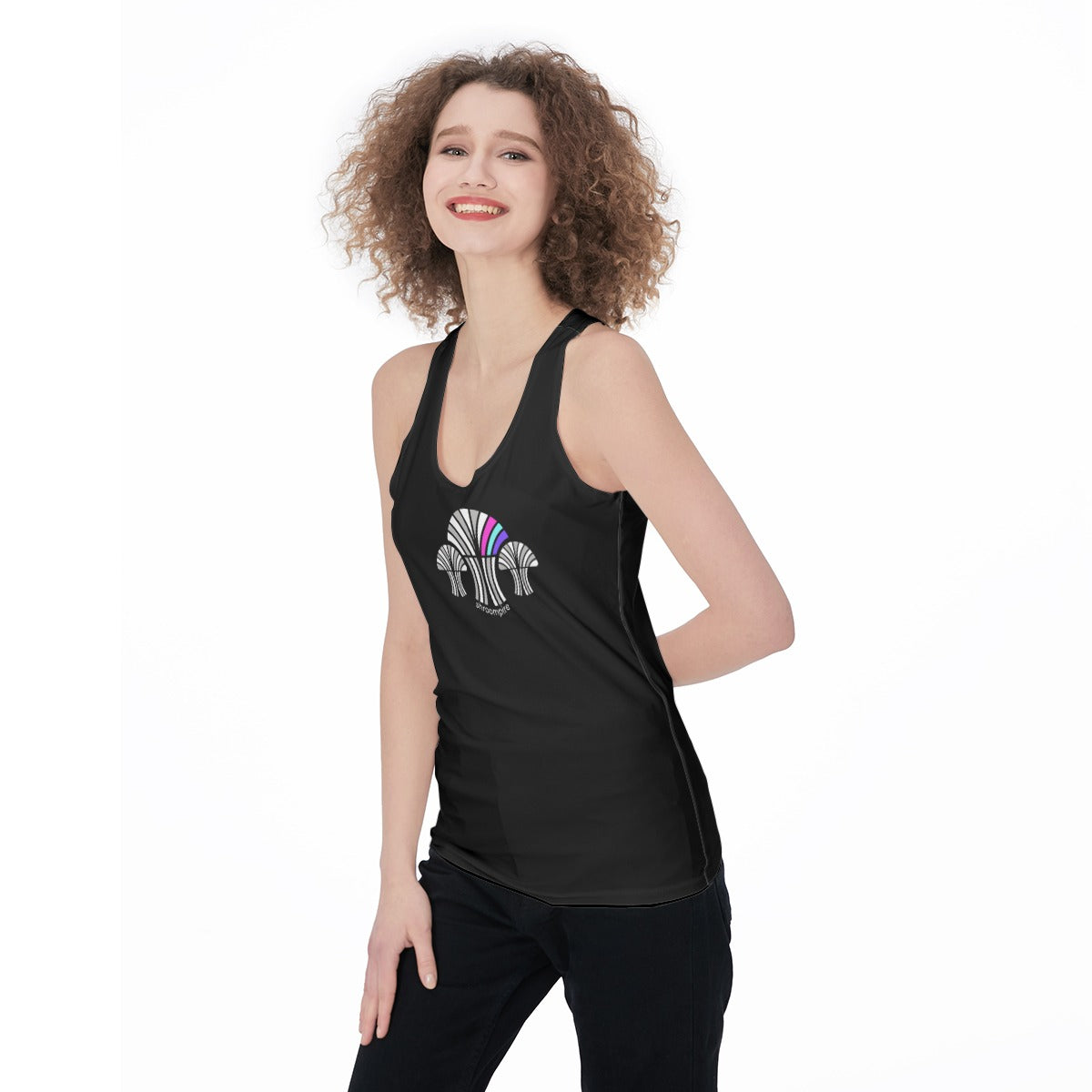 Women's Black Original Racerback Tank Top