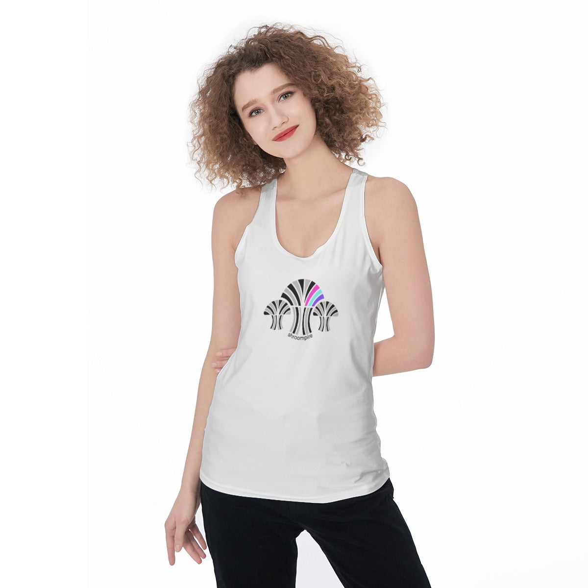Women's White Original Racerback Tank Top