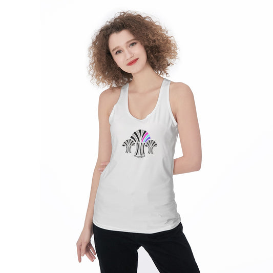 Women's White Original Racerback Tank Top
