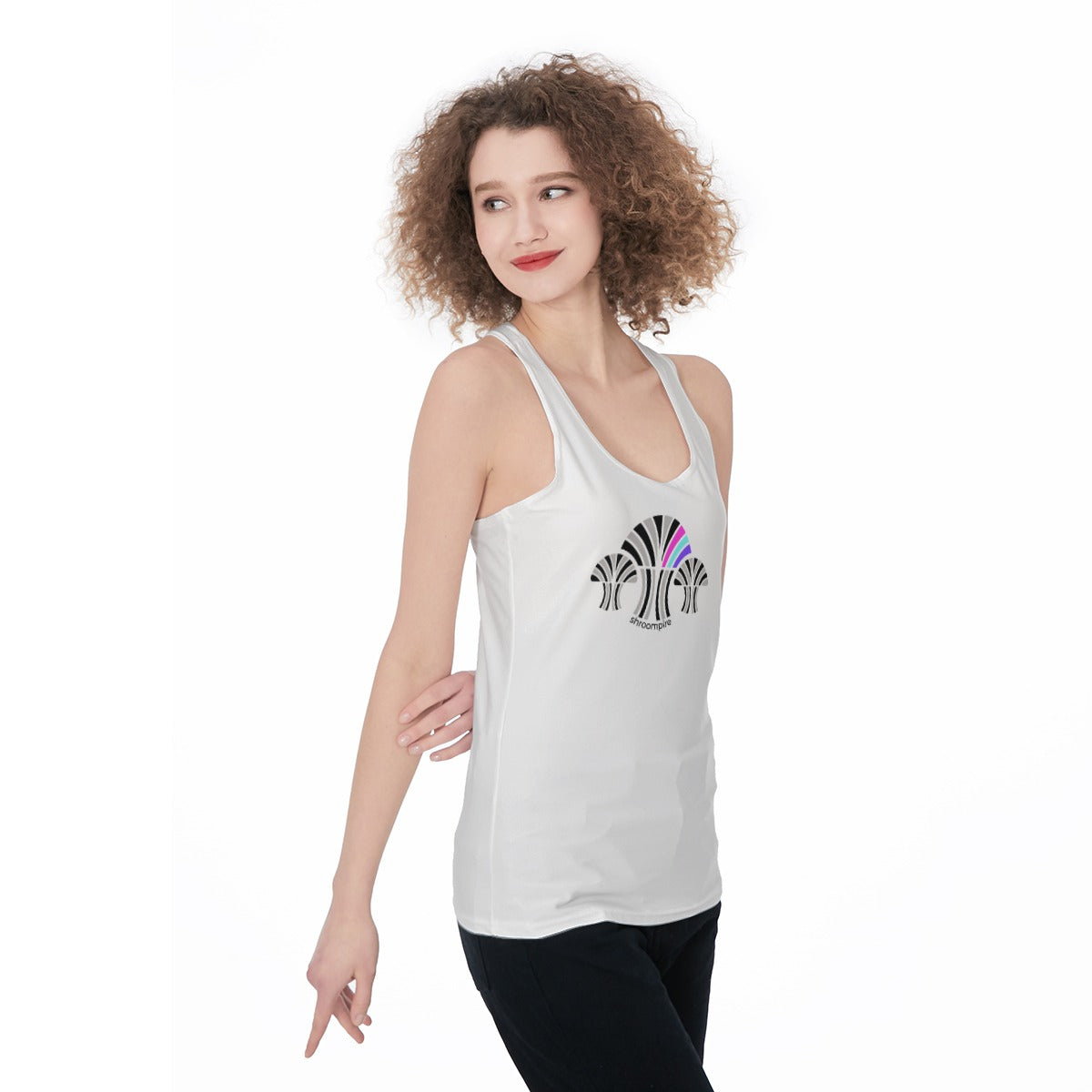 Women's White Original Racerback Tank Top