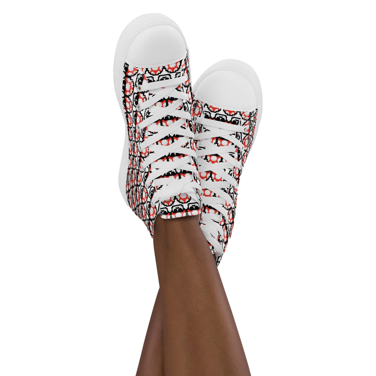 Women’s Red Shroomate High Top Canvas Shoes *BEST SELLER*