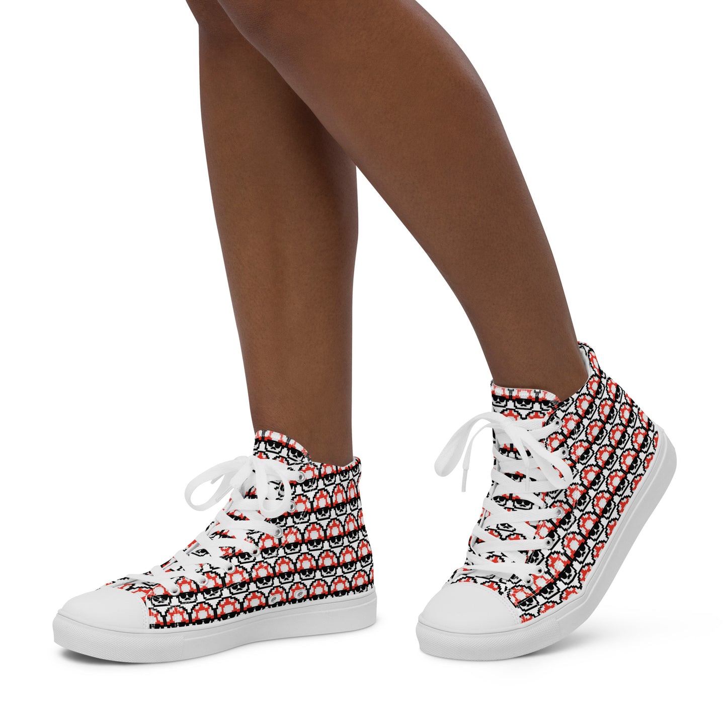 Women’s Red Shroomate High Top Canvas Shoes *BEST SELLER*