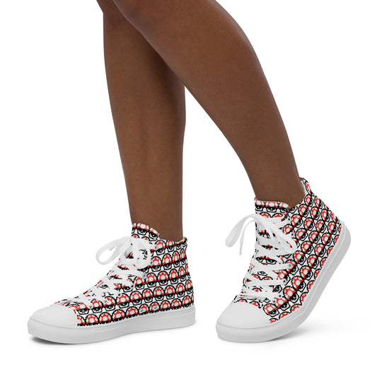 Women’s Red Shroomate High Top Canvas Shoes *BEST SELLER*