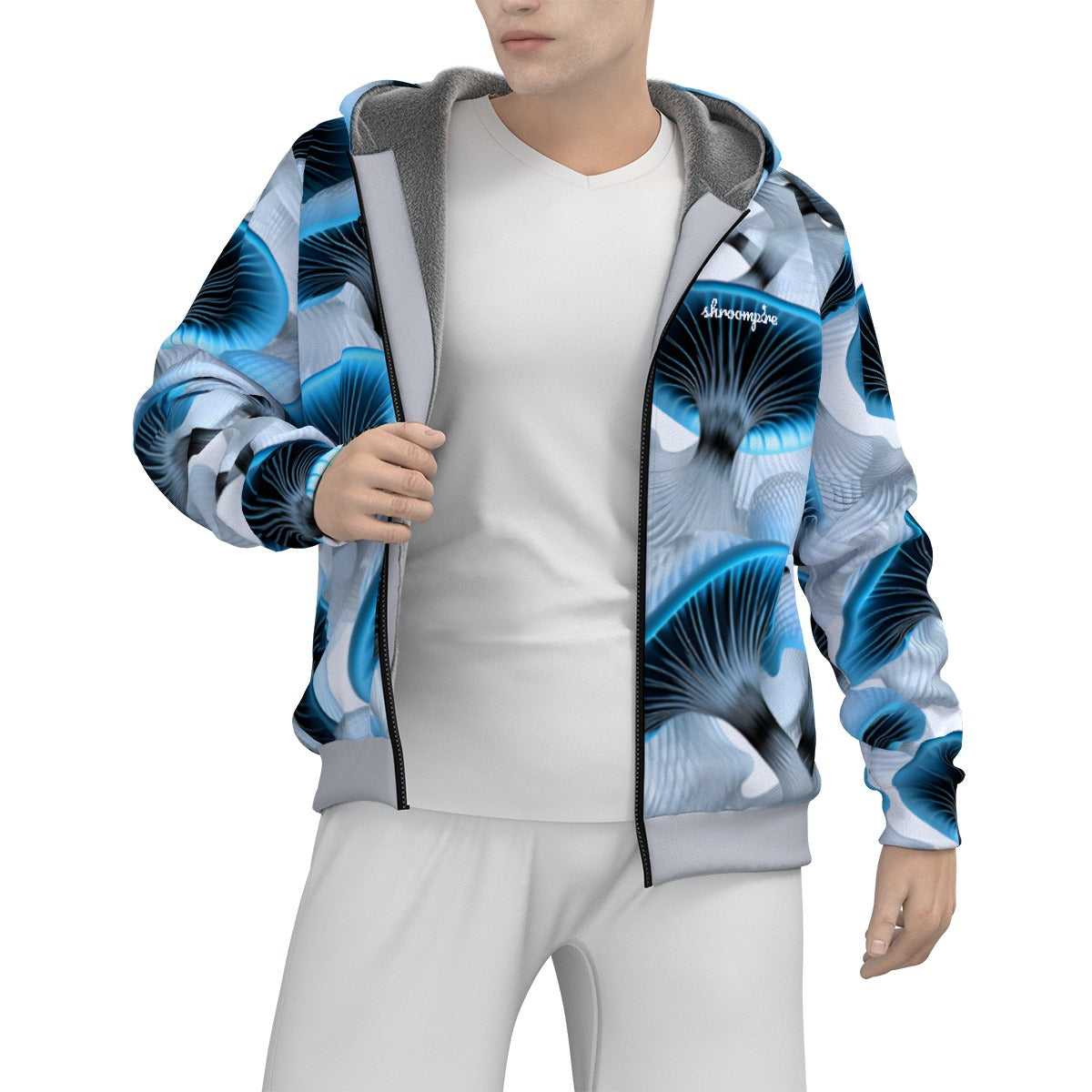 Men's Shroomania Warm Zipper Hoodie *BEST SELLER*