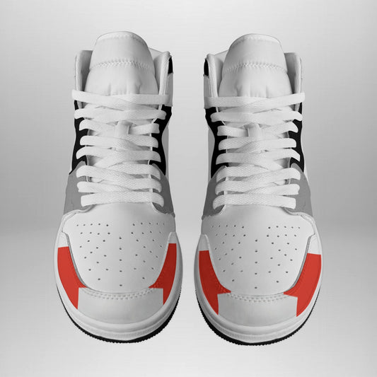 Women's Red Shroomate High Top Sneakers