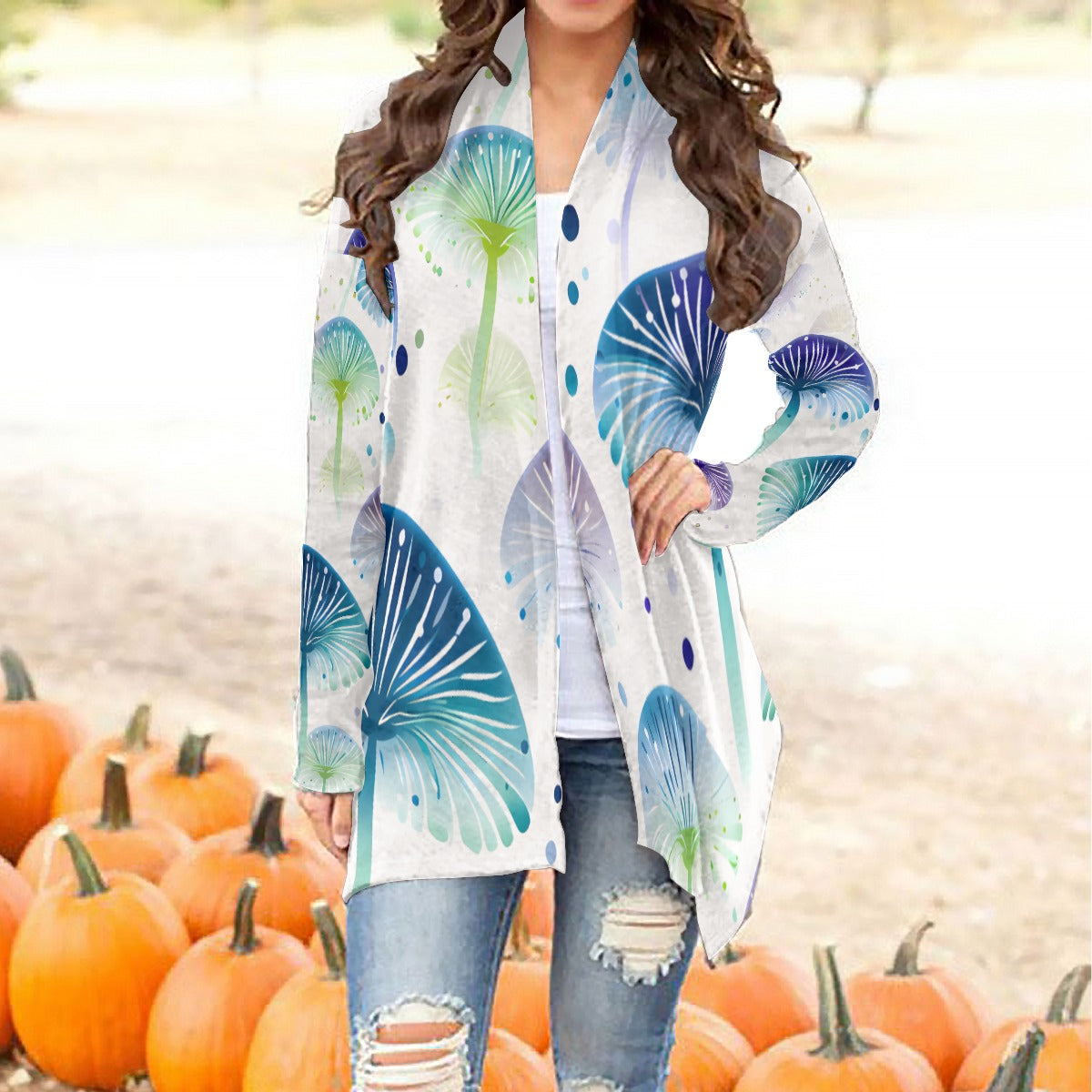 Women's Shroom Balloon Cardigan