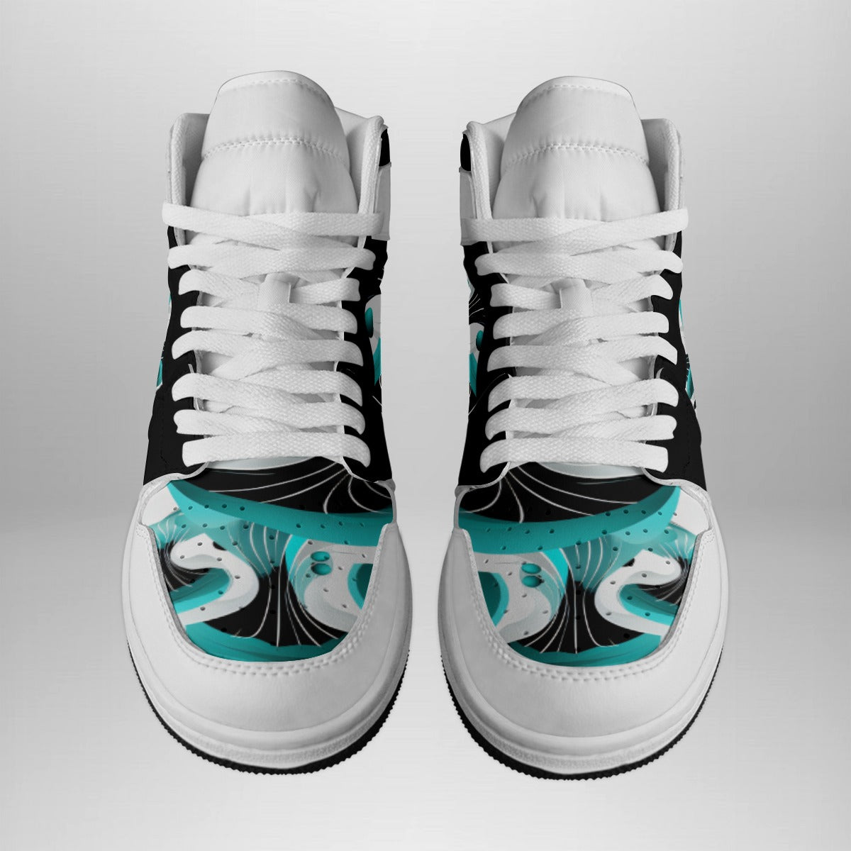 Women's Teal Trip High Top Sneakers
