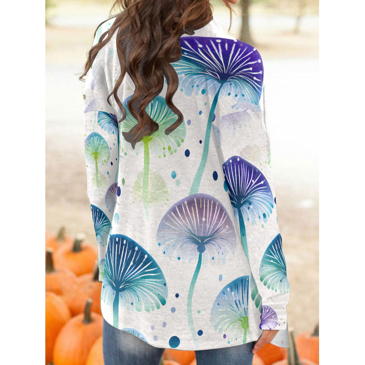 Women's Shroom Balloon Cardigan