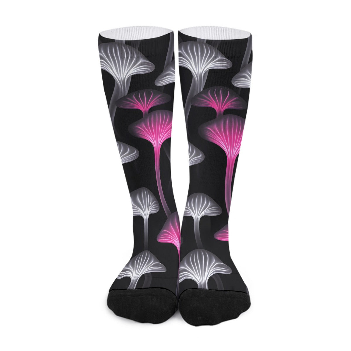 Unisex Black Trip Long Socks