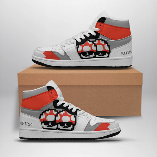 Men's Red Shroomate High Top Sneakers