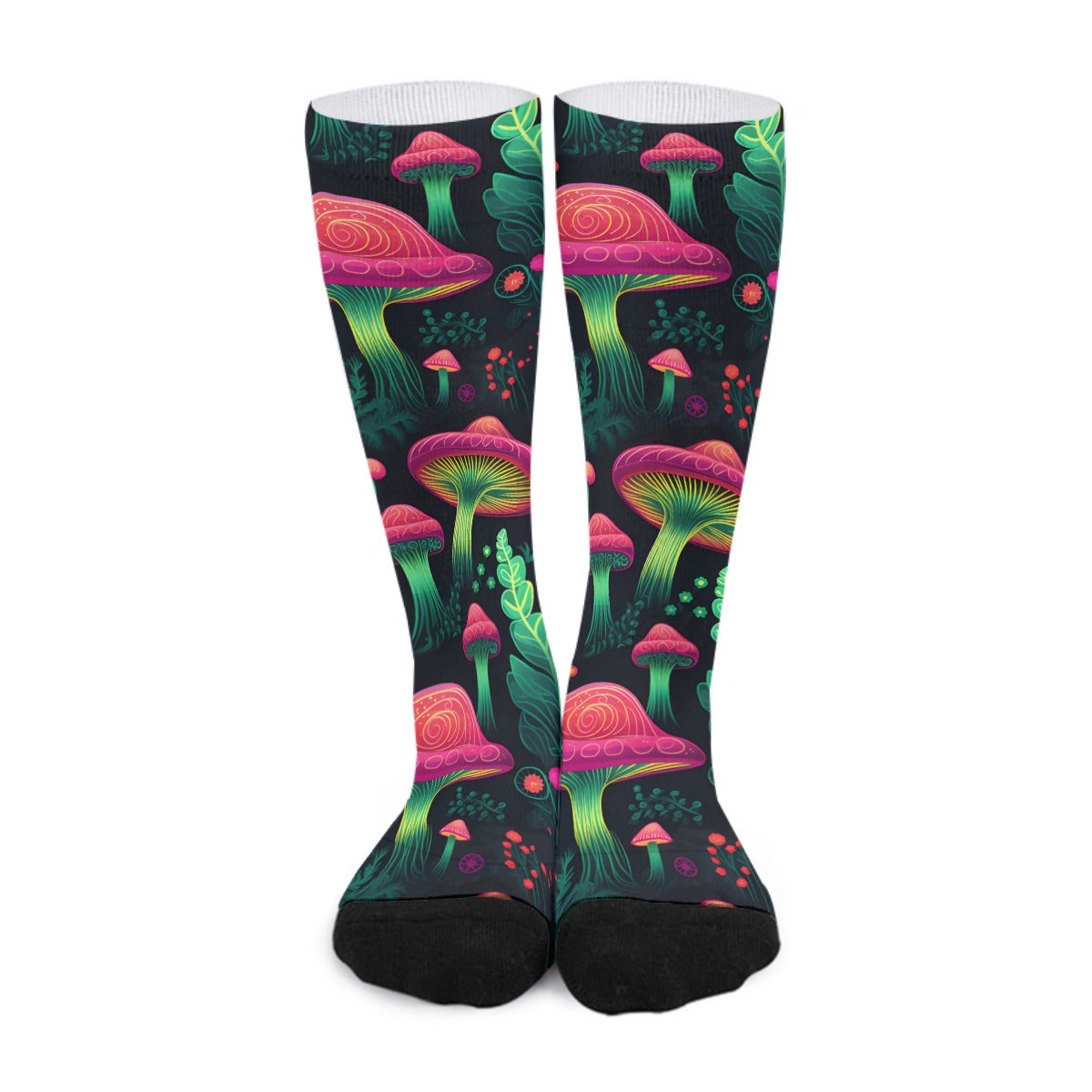 Unisex Shroom Garden Long Socks
