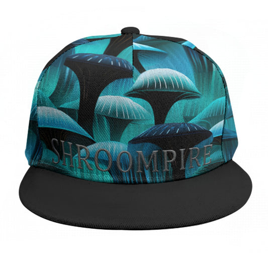 Unisex Blue Trip Hat With Flat Brim