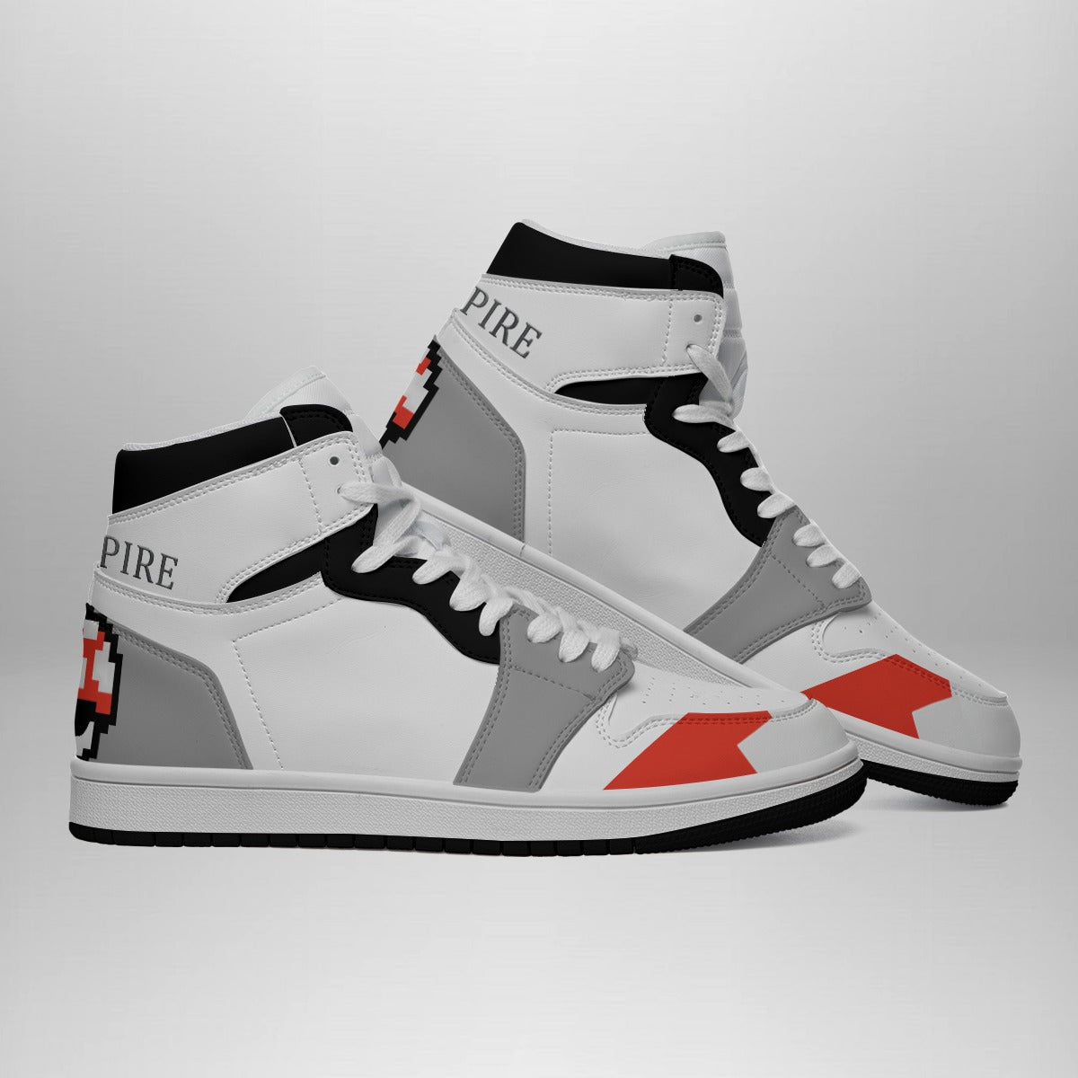 Women's Red Shroomate High Top Sneakers
