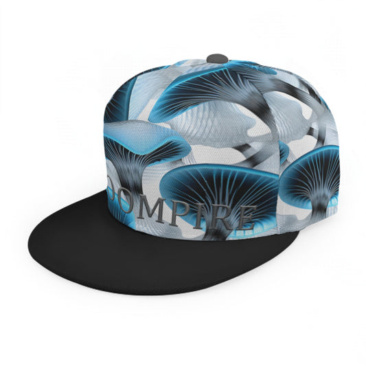 Unisex Shroomania Hat With Flat Brim