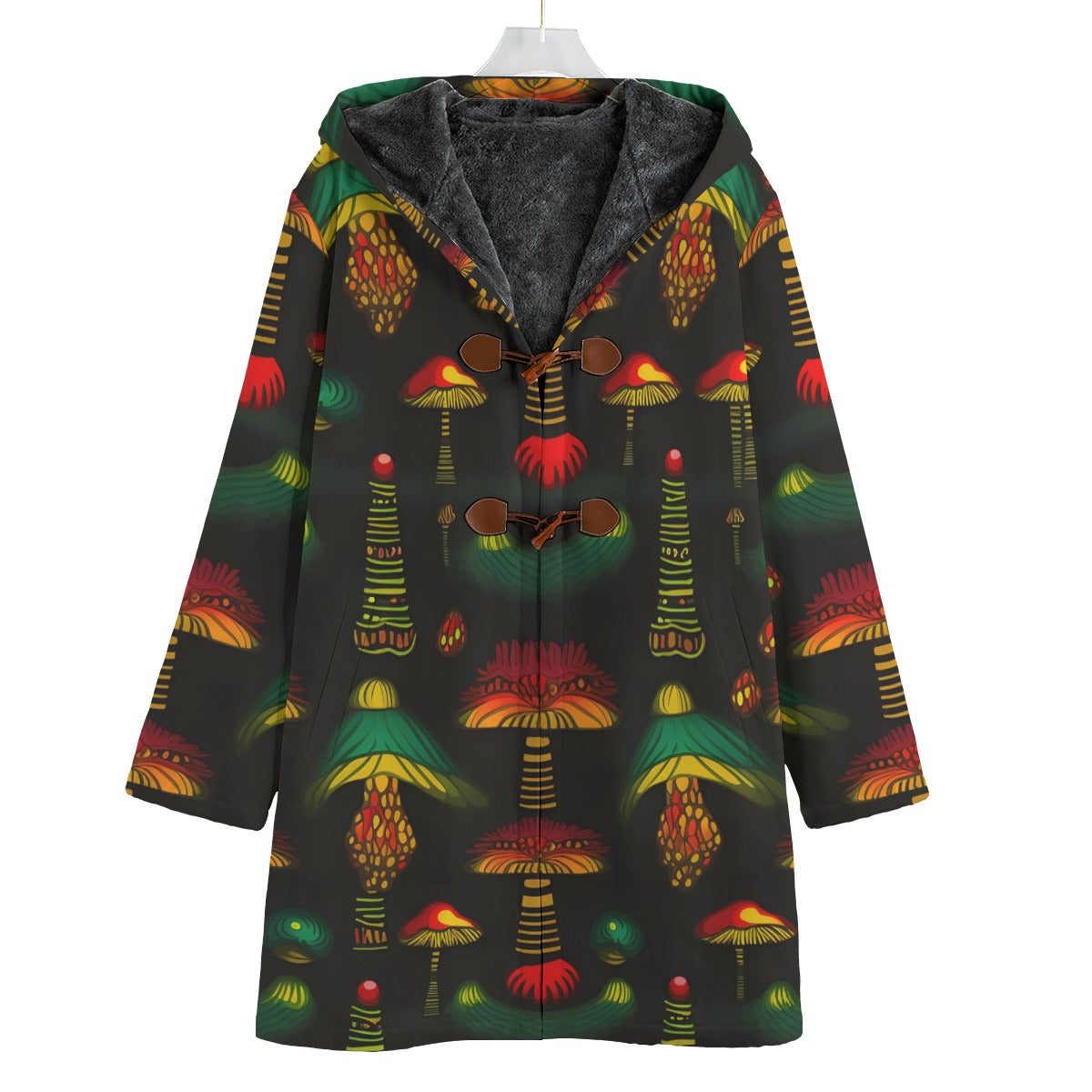 Men's Shroomopolize Fleece Trench Coat