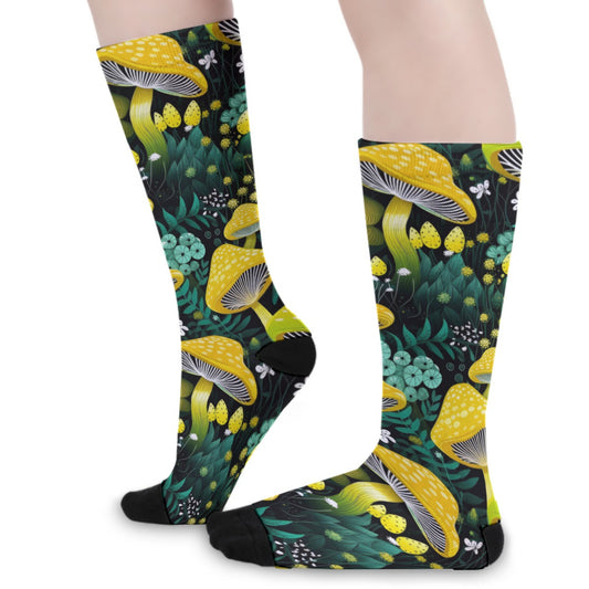 Unisex Shroom Eden Long Socks