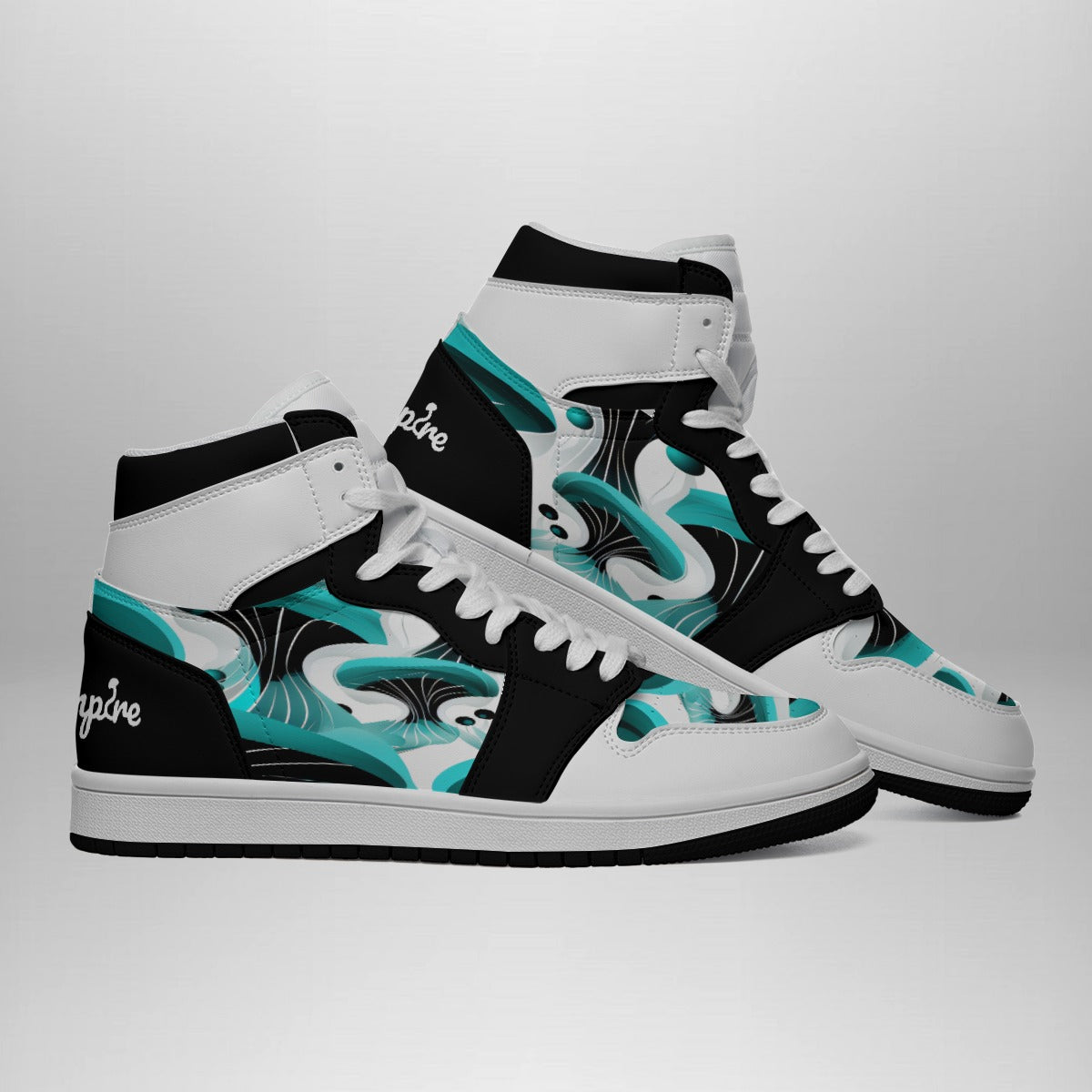 Women's Teal Trip High Top Sneakers