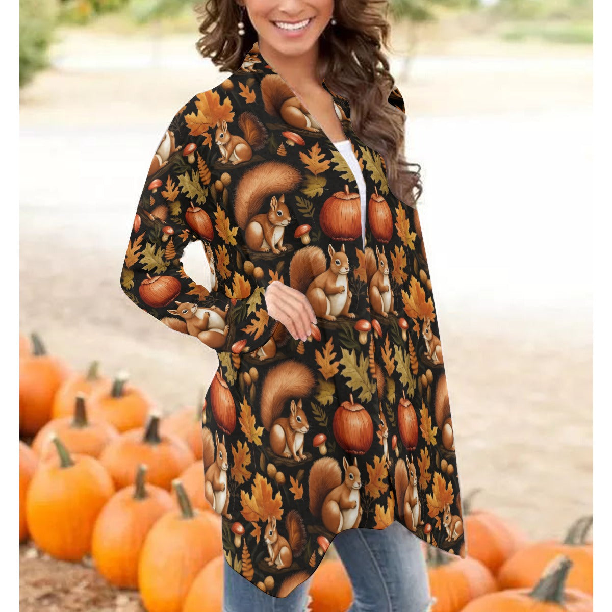Women's Shrooms & Nuts Cardigan