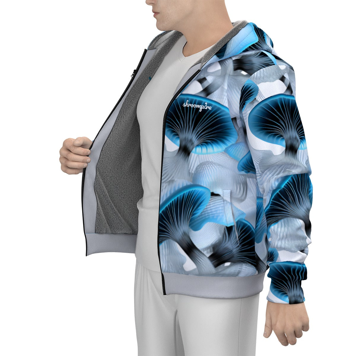 Men's Shroomania Warm Zipper Hoodie *BEST SELLER*