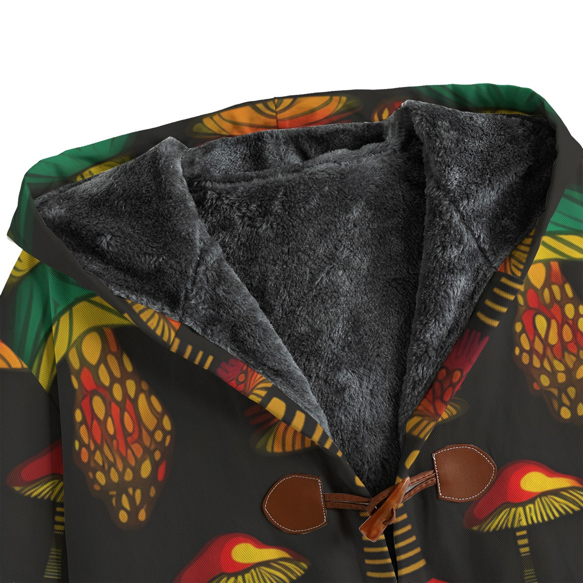 Men's Shroomopolize Fleece Trench Coat